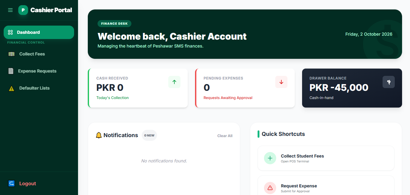 All-in-One School Management & Fee Portal screenshot 1