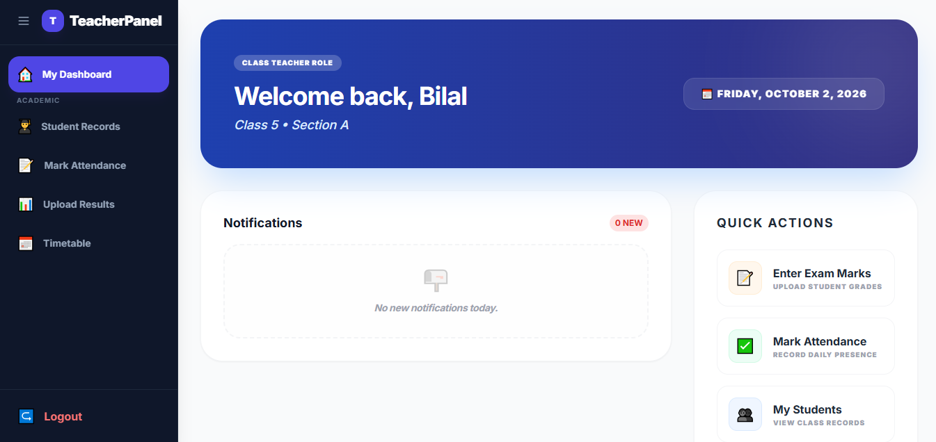 All-in-One School Management & Fee Portal screenshot 1